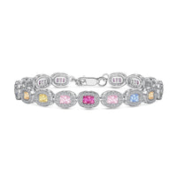 Exquisite Ornate Emerald Cut Daily Bracelet