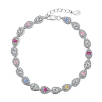 0.25 Carat Radiant Water Drop Shape Daily Bracelet