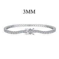 Dainty Charming Round Cut Tennis Bracelet